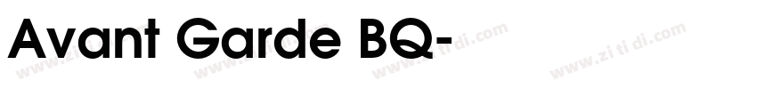 Avant Garde BQ字体转换
